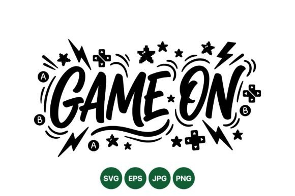 Game on Fun Gaming SVG Design for Branding and Marketing