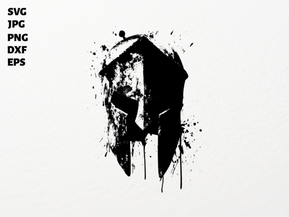 Ink Splatter Warrior Helm SVG for Cricut Review
