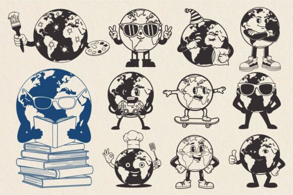 Kids Earth Day School Svg Designs for Crafts and Graphics